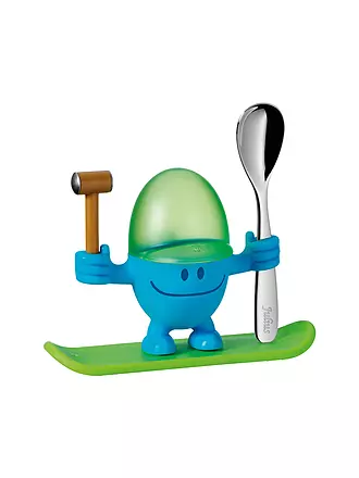 WMF | Eierbecher mit Löffel McEgg Gelb / Orange | hellgrün